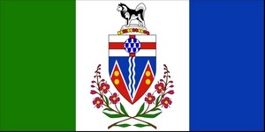 Иван-чай  изображен на флаге территории Юкон в Канаде.