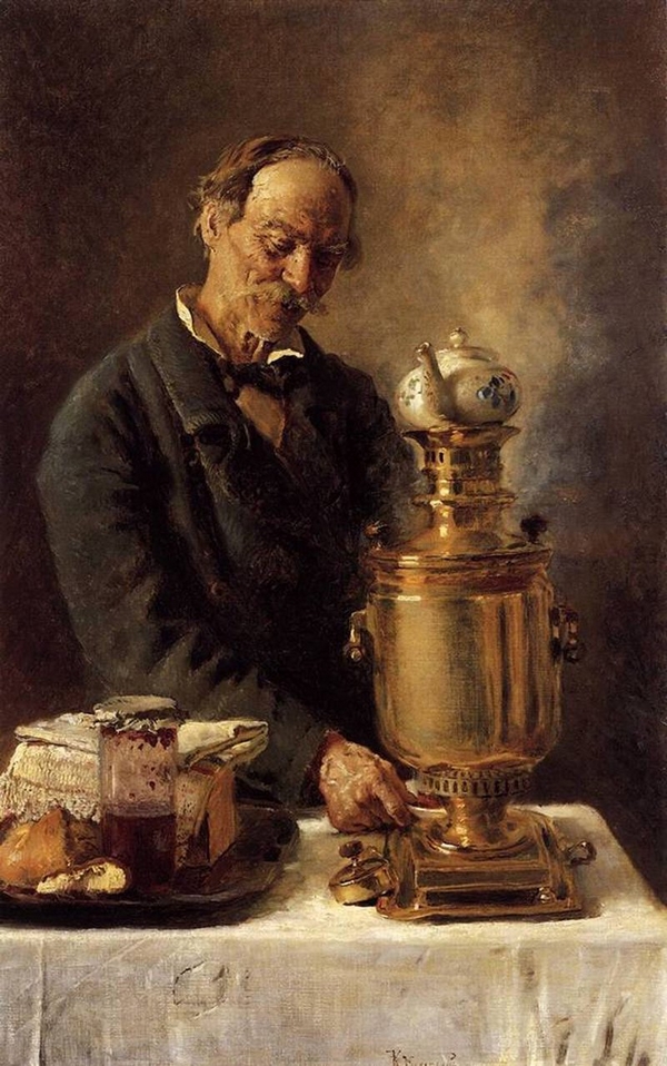 К.Е. Маковский " Алексеич ", (1881г.) Холст, масло